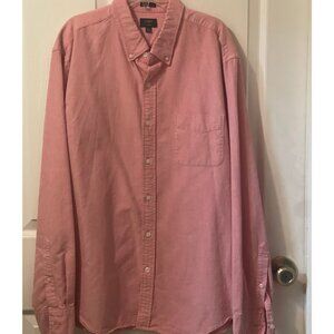 J.Crew || Men's Shirt, Pink, LARGE Slim